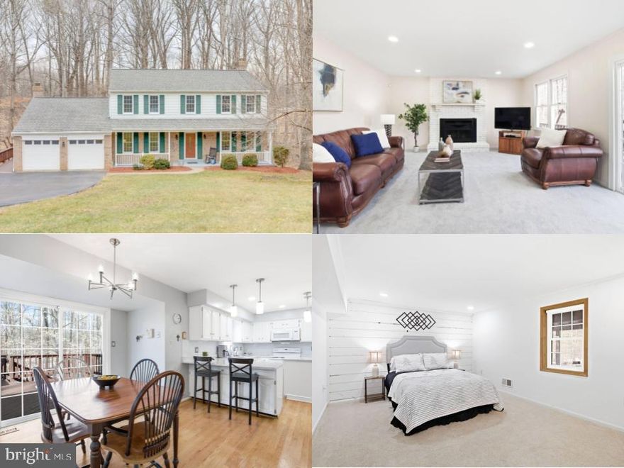 *Open Houses: 5-7 PM Thursday, March 5 | 1-3 PM Saturday, March 7 | 1-4 PM Sunday, March 8.*
Welcome to 11316 Robert Carter Rd — a beautifully updated Colonial nestled in the heart of highly sought-after Fairfax Station, where timeless elegance meets modern comfort. Offering 6 bedrooms and 3.5 baths, this spacious home delivers the ideal blend of functionality, style, and warmth.
Step inside to an inviting main level featuring newly installed hardwood floors in the office, living, and dining areas, complemented by fresh paint and abundant natural light. The thoughtfully remodeled kitchen showcases crisp white cabinetry, modern finishes, beautiful countertops, and a brand-new refrigerator — perfectly designed for both everyday living and effortless entertaining. The kitchen flows seamlessly into the cozy family room anchored by a classic wood-burning fireplace and enhanced with new recessed lighting for a bright, welcoming atmosphere.
Upstairs, plush carpeting leads to generously sized bedrooms and updated baths, with the powder room refreshed in 2022 for a polished, contemporary feel.
The fully finished walk-out lower level expands your living space dramatically, featuring a second fireplace, two additional bedrooms, a full bath, and flexible areas ideal for guests, multi-generational living, recreation, or a home gym.
Additional updates including French drains and a sump pump provide added peace of mind and long-term value.
Set on a serene, tree-lined street with low HOA fees, this exceptional home offers the privacy and charm Fairfax Station is known for while remaining convenient to major commuter routes, parks, and everyday amenities.
A rare opportunity to own a beautifully maintained and thoughtfully updated home in one of Northern Virginia’s most desirable communities — schedule your private showing today.