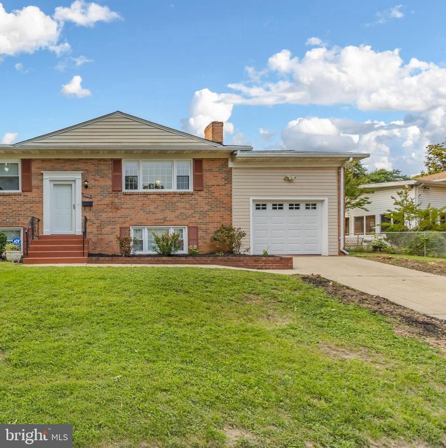 MOVE IN AND GET SETTLED BEFORE SCHOOL OPENS! Teachers, parents, school administrators, work or learn at the beautiful NEW WALKER MILL MIDDLE SCHOOL walking distance from this home.  This home has spacious Garage, new energy efficient windows installed and new vinal tile floor in the basement replacing old carpet.  This is a lovingly well-maintained single family home with only the original owner and is one of few homes in the area that features a spacious attached garage and a She Shed/He Shed in the backyard for storage! It features upper level 3 bedrooms and 2 full baths, original hardwood floors throughout the main level and an eat in kitchen. The fully finished basement is now all LTV flooring and includes a bedroom, full bath, fireplace, ceiling fan, a separate laundry room (washer and dryer and deep freezer convey) while still maintaining a large rec-room area for entertainment, home office or virtual classroom and plenty storage space.  A built-in bar conveys and offers a true entertainment vibe or can be used as a high-top workstation.  Great location with easy access to highways, shopping, restaurants, schools and metro/public transportation.