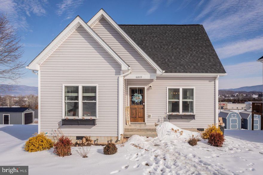 Welcome to your beautifully maintained 3-bedroom, 2.5-bathroom Cape Cod, built in 2023, is now available in the heart of Elkton, Virginia. Step inside to discover an inviting open floor plan featuring LVP floors, stylish white cabinets and stainless steel appliances in the eat-in kitchen. The primary suite is located on the main level and includes carpet flooring, a spacious en-suite bathroom with a tiled shower, and double vanities. Upstairs, you'll find two additional bedrooms and a full bathroom—perfect for family or guests. Enjoy the convenience of in-town living with close proximity to Massanutten Resort, plus convenient access to Coors and Merck.  Don't miss your chance to own this nearly new home in a prime location!