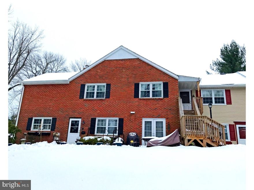 Welcome to the largest unit in all of Yardley Commons! In addition to being the largest, this is the lone unit with a fireplace; Quadra-Fire wood stove with a beautiful surrounding brick wall. This unit also features a large front patio for grilling, dining, and gardening, as well as an outside storage shed with key. This spectacular three-bedroom home is located in the highly desired Yardley Borough, and belongs to the award winning Pennsbury School District. The stately curb appeal features a full brick exterior. With the wonderful Yardley Commons association handling all landscaping and outside maintenance, there is little for you to do! You will immediately notice this home is unique. The elegant formal living room includes the aforementioned fireplace and gorgeous hardwood floors. With a soft infusion of natural light, the dining room is primed to host friends and loved ones for a celebratory meal. Giving the chef an amazing workspace, the kitchen features an island, refaced cabinets, updated Bosch stove, gleaming counters, slate backsplash and beautiful ceramic tile which also extends into the dining room (owner will be leaving extra boxes of brand new matching tile for new owner to utilize.) You also will notice fresh paint throughout the majority of the home. Next to the dining room are luxurious twin french doors leading out to your own patio, with included grill, Ethan Allen patio set, and space for gardening. As for the inclusions, you will be pleased to see newer Samsung Washer and Dryer, as well as updated heat and A/C. Enjoy the custom Honeywell Touchscreen Thermostat, where you can set your climate schedule with the touch of a button. The 3rd bedroom can be used as is, or utilized as an office or playroom. This room includes plantation shutters, custom fit to the windows. Association charges cover water, sewer, electric, all exterior maintenance (except for door and glass in windows), all common area maintenance, and the association pool. Association reads meter every July to adjust your bill to reflect usage. Trash collection is billed by the Borough. Yardley Commons is within walking distance to the Yardley Train Station where you can use the SEPTA train to Philadelphia. Also enjoy the shops & restaurants in quaint downtown Yardley. The Tow Path of the Historic Delaware Canal allows you to enjoy nature by foot or bike; and is conveniently located to major routes.