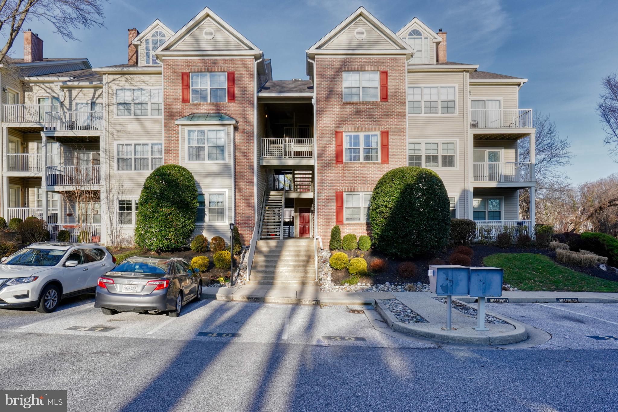 OPEN HOUSE SUNDAY 2/11 12 PM - 2 PM! Move right into this wonderfully updated Falls Gable condominium boasting two bedrooms & two full baths! This unit has new paint, a new refrigerator, refinished shower & tubs & granite kitchen countertops . Each of the two bedrooms are ensuite & include ample closets space. There is a balcony off the primary bedroom, and a fireplace to warm you on those frigid winter nights. The community is tucked away in a quiet location surrounded by trees and tranquility and includes a pool, club house, assigned and guest parking, and a large storage closet, as just some of its amenities. Conveniently located near major transportation routes such as I-695, I-83, shopping, The Quarry and more! This home offers a perfect blend of comfort and convenience for a fulfilling lifestyle. Schedule a showing today!