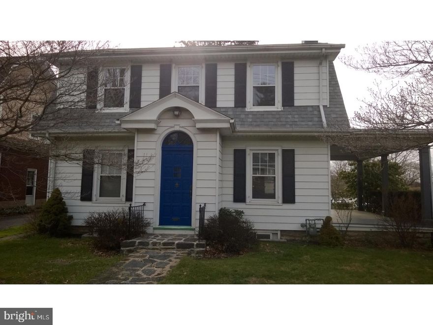 Charming 3 bed 1.5 bath colonial style fully renovated home on corner lot. This great home features a 17 handle maple kitchen with stone backsplash. Wall window and breakfast bar adjoins the kitchen and dining areas. Kitchen features a stainless range hood and Samsung slide in electric range. Home has beautiful hard wood flooring throughout and a living room fireplace. Covered side porch with dual entry makes for a great outdoor living space. Convenient first floor powder room and first floor laundry complete the space. This layout is wonderful for entertaining. Home also features a large off street parking area complete with 2 car detached garage. 2nd floor features 3 bedrooms and 1 full bath. Come check out this fabulous home today!