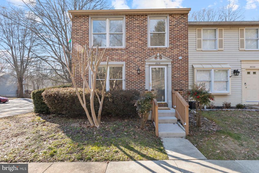 Move-in ready and beautifully updated, this 3-bedroom, 2 full bathroom, 2 half bathroom townhome is nestled in a quiet cul-de-sac community with breathtaking views of wooded parkland. With its charming brick front and end-unit location, this three-level townhouse offers privacy, scenic surroundings, and a perfect blend of comfort and convenience.  

Step inside to gorgeous hardwood floors on the main level, where natural light fills the spacious living areas. The updated kitchen features brand-new stainless steel appliances, quartz countertops, a custom tile backsplash, white cabinetry, and a pantry for extra storage. A dedicated dining space makes mealtime enjoyable, while the separate living room offers built-in shelving and a welcoming atmosphere. A nice-sized deck off the kitchen provides the perfect spot to enjoy your morning coffee while taking in the peaceful wooded views. A half bathroom on the main level adds extra convenience.  

Freshly painted throughout with brand-new carpeting, this home is truly move-in ready. The upper level features all three bedrooms, including a light-filled primary suite with stunning skylights, an en suite bathroom with its own skylight, a walk-in closet, and large windows that bring in natural views. Two additional bedrooms and another full bathroom complete the upper level.  

The lower level offers fantastic additional living space, with a spacious rec room perfect for entertaining, movie nights, or a home office. A cozy wood-burning fireplace with white brick detailing and a ceiling fan make the space warm and inviting. Walk out access to the fully fenced backyard and patio, creating a great indoor-outdoor flow. A half bath is also located on this level, along with a laundry room that includes a full-size washer and dryer, new insulation, and ample storage. Another large storage area provides even more flexibility.  

Recent updates include a new roof in 2020 and a new HVAC system in 2019. Also to note, all of the windows have blinds.  The location is ideal, just minutes from Springfield Town Center, with easy access to Franconia/Springfield Metro, Rolling Road, I-95, and Fairfax County Parkway. Two assigned parking spaces are located right in front of the home, with plenty of guest parking available. The community offers wonderful amenities, including walking trails, tennis courts, snow removal, and trash pickup.  

This home is zoned for highly rated schools, including Saratoga Elementary, Key Middle, and Lewis High School. Lovingly owned by one family since 1994. Don’t miss this opportunity—schedule your showing today! *Some photos are virtually staged*