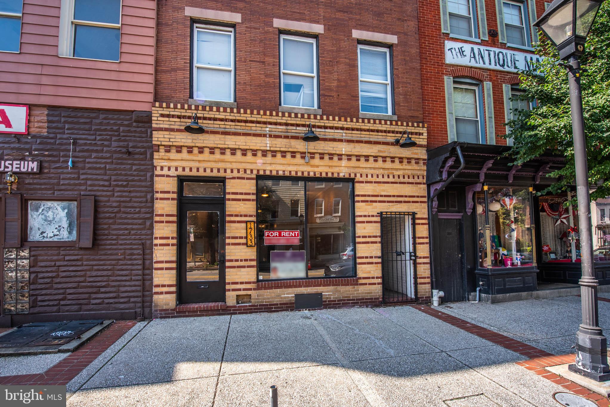 INCREDIBLE RETAIL OPPORTUNITY IN THE HEART OF HISTORIC FELLS POINT! Main level retail space perfectly located in highly traveled Fells Point and 1/2 block from the Broadway Market. Available space has hardwood floors, a powder room, & access to the shared patio. Perfect for small retail/office space.