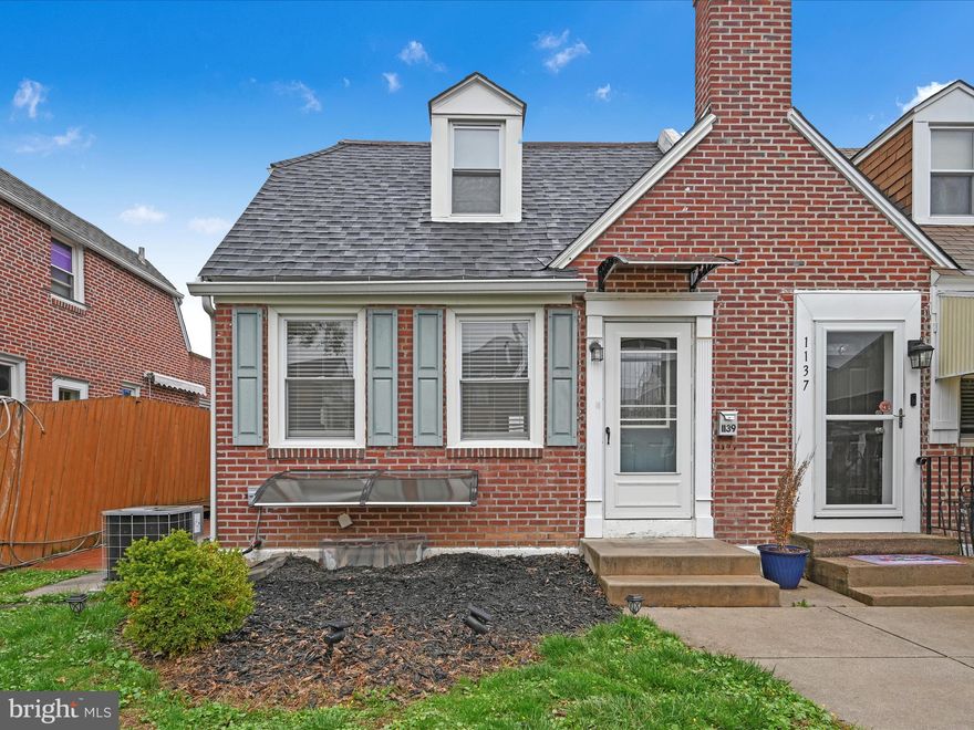 This bright & inviting twin is ready to move into.   Freshly painted with new carpet, newer roof plus central air conditioning for year round comfort. The 1st floor boasts an open floor plan includes Kitchen with newer appliances,  living room , 2 bedrooms along a full bath.  The 2nd floor has a 3rd bedroom with   powder room and 2 closets.  The lower level offers a finished area for additional living or work out space.   The laundry area leads to the outside with access to the 1 car attached garage plus parking in the rear.   Easy living, don't miss this opportunity !
Walk to shopping, restaurants and public transportation!