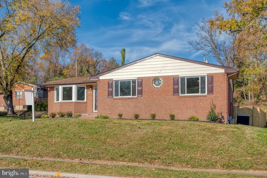 Step into this newly renovated ranch-style home featuring spacious rooms including 4 main-level bedrooms, cheerful sunroom and finished basement.  The gourmet kitchen is a standout with stainless appliances, quartz countertops and a modern, functional layout perfect for home chefs and entertainers. A bright sunroom provides a cozy spot to relax with coffee or your favorite beverage. The finished basement features a large family room for gatherings, optional 5th bedroom or office and a full bath. The property also includes an oversized detached garage easily fitting 2 cars and storage. A perfect blend of style and function, this home is ready to welcome you!