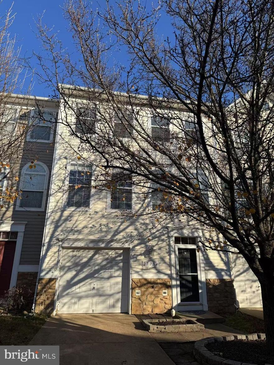 Whether you’re working from home, entertaining guests, or enjoying the peaceful outdoor spaces, 21764 Goose Cross Ter offers everything you need in a prime Ashburn location. Three bedrooms, 2 full baths and 1 half bath, Wood floors on the main level living area, granite counters in the island kitchen, updated appliances, deck and patio, fenced backyard and much more.  The house has just been painted from the basement to the top floor. Minutes to Brambleton Town Center shops, restaurants, movie theater & gym; Close to Ashburn Metro (Silver Line); Highly rated Loudoun County schools.