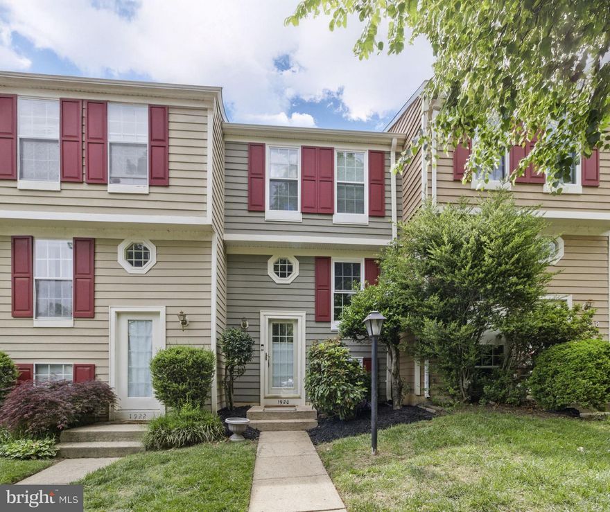 Welcome to 1920 Belmont Ridge Ct—a beautifully updated 3-level end-unit townhome in one of Reston's most sought-after communities. Just steps from South Lakes Village Center, Lake Thoreau, and Metro’s Silver Line, this charming 2-bedroom, 1.5-bathroom residence offers the ideal blend of location, style, and low-maintenance living.

Step inside to a bright and open main level with gleaming wood floors that flow throughout the living and dining areas—perfect for entertaining or cozy evenings at home. The upper level boasts two spacious bedrooms with generous closets, and one of the bedrooms even includes a personal vanity. A full hall bath and extra linen storage complete the upper floor.

Downstairs, the finished lower level provides a versatile space with a large rec room, a half bath, and laundry—ideal for a guest suite, home office, or media room. Outside, enjoy your own private fenced patio—perfect for morning coffee or evening relaxation.

This peaceful, well-maintained community is part of the Reston Association and gives you access to unbeatable amenities: pools, tennis & pickleball courts, extensive walking trails, serene lakes, tot lots, and beautifully maintained parks.

You’ll also love the unbeatable convenience—just minutes from Reston Town Center, Fairfax County Parkway, the Dulles Toll Road, and Dulles Airport. Whether you're a first-time buyer, busy professional, or looking to downsize into a vibrant, amenity-rich neighborhood, this townhome checks all the boxes. Don’t miss your chance to call this gem home!