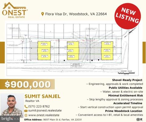 Vacant Land For Sale - 113 Flora Vista Lane<br/> Shenandoah County, WOODSTOCK, VA 22664