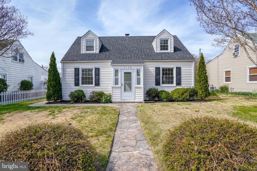 Welcome to 3138 Cornwall, this shows pride of ownership.  This meticulously cared for and updated 4 bedroom 2 bath Cape Cod is magnificent from start to finish.  From the outside check out this beautifully landscaped front yard which offers tons of curb appeal with a sun-room-esk front door entryway. Enter onto the spacious main level living room on refinished hardwood floors and tons of natural light. Work your way through the living room into this expanded open concept eat-in dining kitchen and sun-room featuring updated counters and cabinets and SS appliances with recessed lighting and overhead fans. Off the kitchen has a walkout screened in porch that overlooks the huge meticulously cared for backyard with privacy fence and shed. Possible extra parking too!  Also, the main level features 2 large sized bedrooms with tons of natural light offering a large updated tiled full bathroom and washer and dryer on this level too.  The upper level features 2 large bedrooms with lots of natural light and a large full tiled bathroom. Each bedroom upstairs has its own mini split for added comfort(these owners thought of everything!!) The lower level features a cozy cave for everyone. Also has a fully finished bonus room for office/ playroom or possible bedroom and plenty of storage with a walkout!  This one has everything and truly a plug and play!! Come and get it!