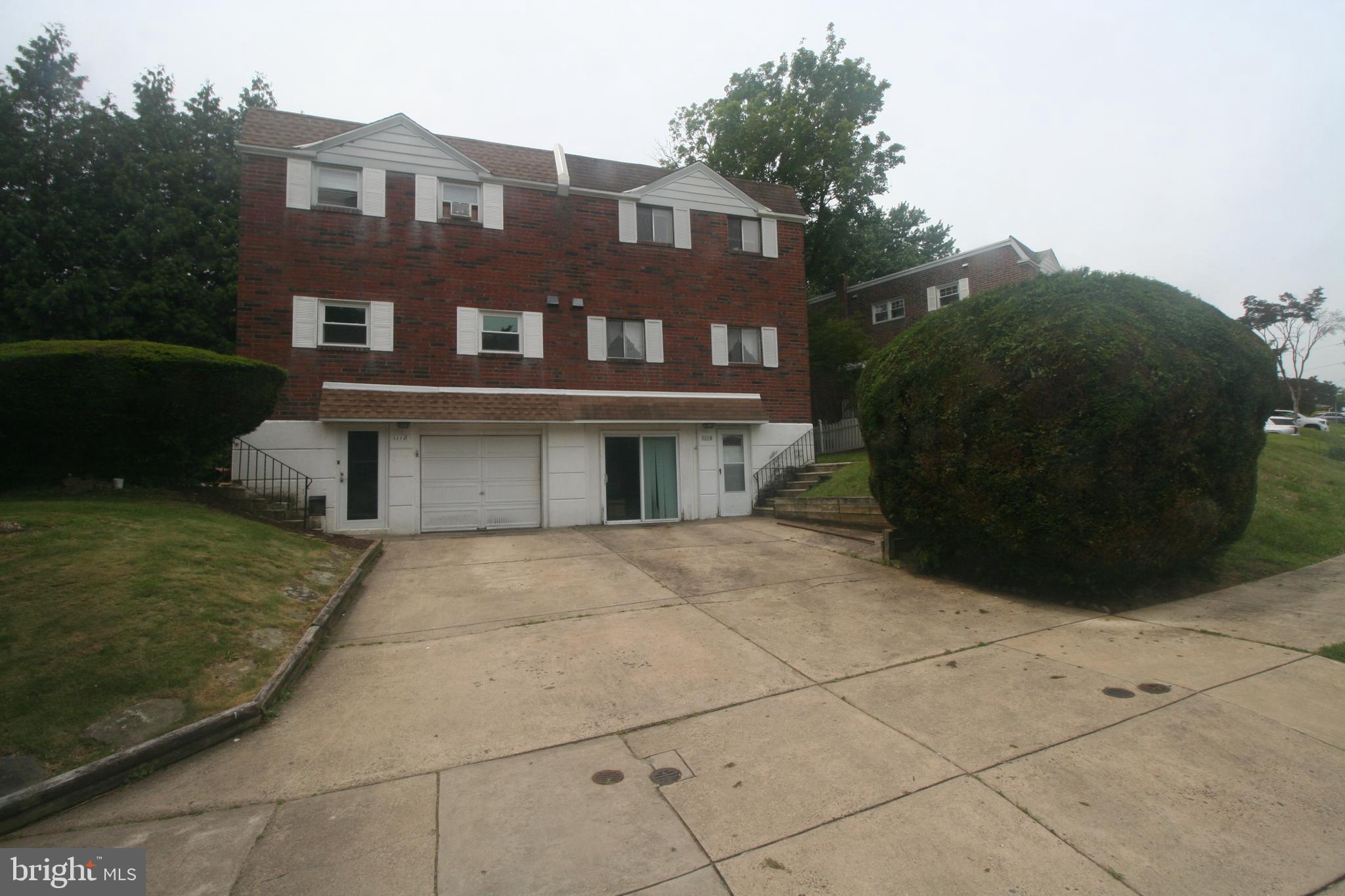Large 4-bedroom, two full, two partial bath home in the Parkcrest subdivision of Fox Chase.Parquet hardwood flooring in the LR, DR, and all bedrooms on the 2nd floor. Currently set up with a zero-step feature to enter the home on the ground level. There is a stair glide from the ground floor to the 1st floor and a stair glide from the 1st floor to the 2nd floor. This oversized side yard is a feature not found in most homes in this development. The main bedroom boasts a tiled master bath with a stall shower. Directly across from Penny Pack Park, which includes about 160 acres of woodlands, meadows, and wetlands. .2 blocks from public transportation at Strahle and Verree. Gas hot water, heat gas stove, gas domestic hot water