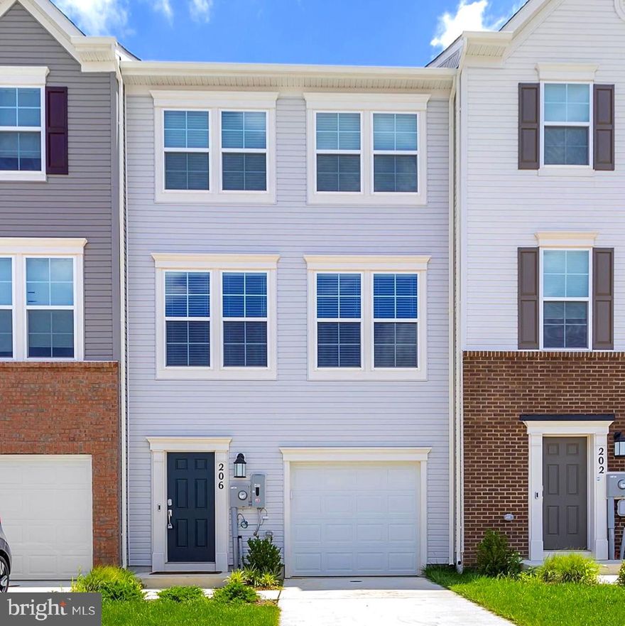 Immaculate Lennar Townhome, Savannah Model! Move-in Ready!! Ideally situated townhome making commuting a cinch! Three bedrooms, Two full bathrooms and Two half bathrooms. Extra Large Kitchen Island with Upgraded Granite! Stainless Steel Appliances! 10 X18 Deck off of Kitchen. Fully finished home with basement/rec room - walkout door. Upgraded lighting and ceiling fans throughout! Laundry located on upper bedroom floor. Washer and Dryer included!