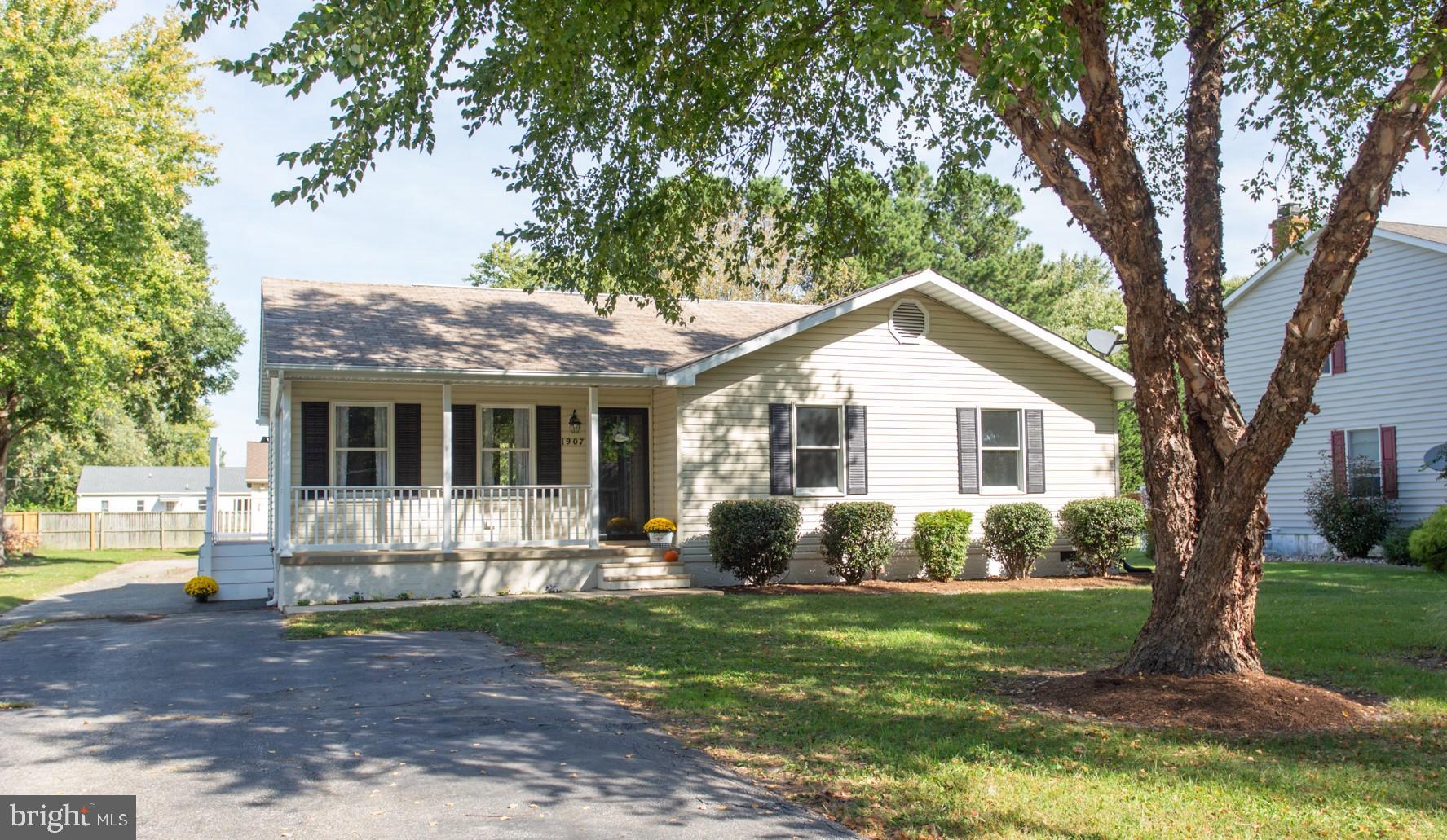 Say hello to this beautifully updated rancher featuring 3 bedrooms and 2 full bathrooms. Just freshly painted, and new carpet installed. The eat-in kitchen features oak cabinetry, tile flooring, stainless steel appliances, a laundry closet, and a pantry. Open living room with lots of natural light. The primary bedroom features a walk-in closet and private bathroom. Detached garage with a large finished room that would make a great office or cave, including a movie projector & screen! Spacious back deck for relaxing & entertaining. Conveniently located in the Harbor View Community in Chester Md. close to restaurants, shops, outdoor activities, and much more! All that is left to do is for you to move in!! Don't miss this one!!