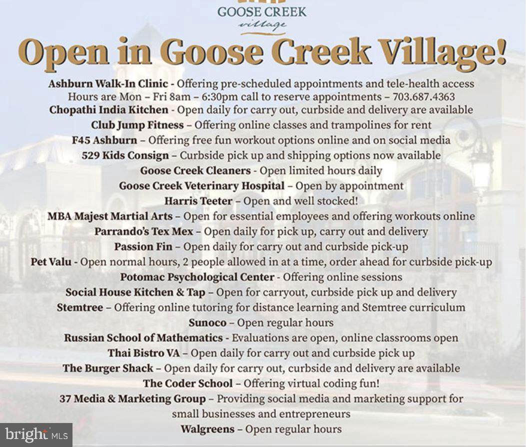 GOOSE CREEK VILLAGE - Residential Lease
