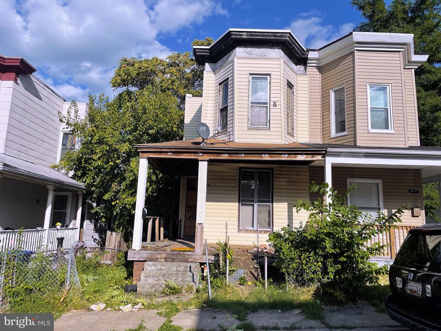 ONLINE AUCTION: Bidding begins 6/27/25 @ 10:00am, bidding ends 7/1/25 @ 12:40pm. List price is the suggested starting bid. 2 Story Semi-Detached Home located in the Wilson Park area of Baltimore City. Residents can enjoy the nearby attractions such as Loyola University Maryland, Dewees Park, Northwood Commons Shopping Mall, John Hopkins University, & Morgan State University. Property is Vacant. Easy Access to Major Traffic Artery Greenmount Ave. Deposit: $5,000