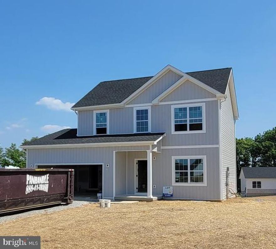 August  21 2023 delivery.  Quality construction featuring luxury vinyl plank flooring, granite countertops with stainless steel kitchen appliances checks off all the boxes on the main level including laundry room and 1/2 bath. 3 bedrooms and 2 full baths finish out the upper level. The full basement offers  interior and exterior access. Pictures are similar construction.  Pictures are shown with upgraded LVP in bedrooms.  Primary bath will include  soaking tub and separate shower.