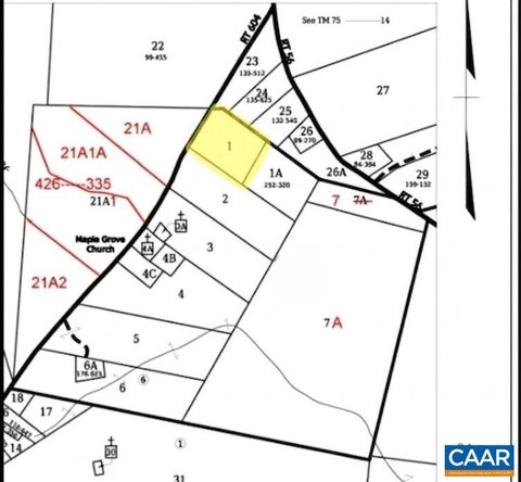 Vacant Land For Sale - Meadow Creek Rd #1<br/> BUCKINGHAM, VA 23921