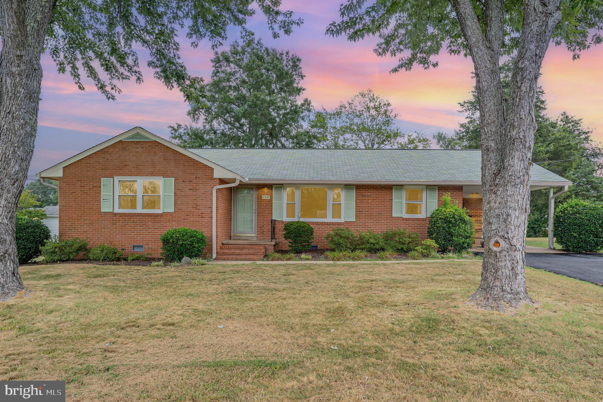 This solid brick rambler offers timeless charm and a fantastic location just minutes from Downtown Fredericksburg. Featuring 3 bedrooms and 1 and a half baths, a generous family room and a large kitchen with a peninsula, in the sweetest neighborhood! Situated on a spacious, level lot, the property features a screened-in three-season room—ideal for relaxing or entertaining. Inside, you’ll find an eat-in kitchen. Its bright layout with colorful tile accents add character throughout. The laundry room is currently housed in a detached utility room, offering plenty of space and potential for customization. Whole house generator does convey. While some cosmetic updates, including flooring, will make this home truly shine, it is priced to sell and ready for its next chapter. Don’t miss this opportunity to create your vision in a highly sought-after area!