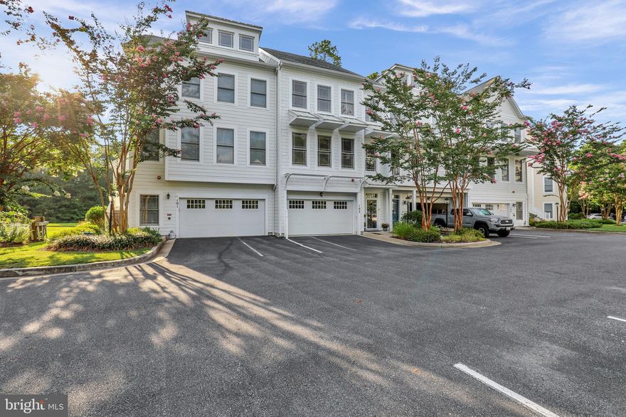 Experience luxury living in the sought-after gated community of Glen Riddle, nestled in Berlin, Maryland. Welcome to 11954 Majestic Prince Ln #102, a stunning 3-bedroom, 3.5-bathroom townhouse! As soon as you step inside, you’ll be greeted by an abundance of natural light that fills every corner. The main level boasts an open floor plan with a standout feature being the elegant white shutters adorning the spacious living room. The open kitchen is adorned with a beautiful backsplash, ample storage space, tile flooring, a breakfast bar, and appliances less than 2 years old. Entertaining is made easy with a generous dining area and a separate breakfast nook, both featuring luxury vinyl plank flooring. A triple-sided cozy fireplace serves as a centerpiece, creating an inviting ambiance. Stepping onto the serene back balcony, you’ll be greeted by stunning views of the 14th hole, providing a peaceful retreat for relaxation. Heading upstairs, you’ll find three spacious bedrooms. The oversized primary suite is a relaxing oasis, featuring a sitting area with large windows that frame scenic views of the golf course and fill the room with natural light. A second fireplace adds coziness, perfect for unwinding. The ensuite primary bathroom offers a spa-like experience with a tiled glass door shower, a soaker tub, and a double vanity. The large lower level presents an added living area, complete with a third fireplace. Convenience is key, with the laundry room and a full bathroom located on this level. Enjoy the surrounding tranquility on the lower level deck featuring durable Trex decking. This is the perfect spot for sipping your morning coffee or hosting friends and family. This superb townhome also features a spacious 2-car garage! Glen Riddle is located just across the bay from Ocean  City, Maryland. Here, you’ll relish a variety of amenities tailored to your lifestyle, including golf, tennis, marina, an outdoor pool, a fully equipped fitness center, and the private clubhouse, which hosts an array of recreational amenities. Whether you’re seeking casual or fine dining, the community caters to your culinary preferences, with the added convenience of an on-site Ruth’s Chris Steakhouse. Embrace this opportunity to make this beautiful townhome your own! (Please note - the monthly condo fee also includes the roof).