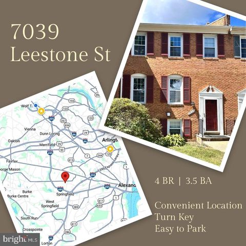 7039 LEESTONE STREET SPRINGFIELD VA 22151