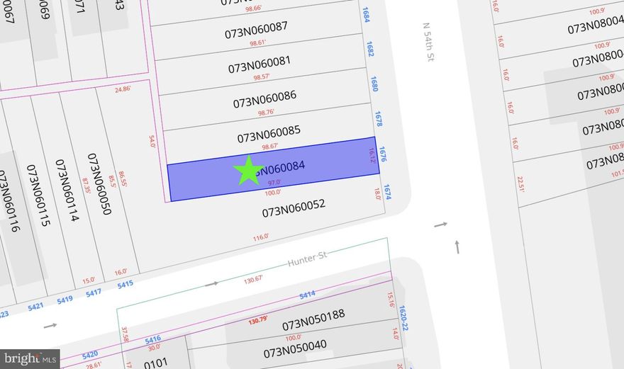 LARGE LOT!  ATTENTION Investors and Builders!! Great opportunity in one of the fastest-growing zip codes in Philadelphia! LOCATION LOCATION LOCATION...get in now while you still can. This area has tons of development! The PERFECT sized property is 16 FEET WIDE and 97 FEET DEEP!! This is a can't miss opportunity. Bring your offers fast, this one won't last long!