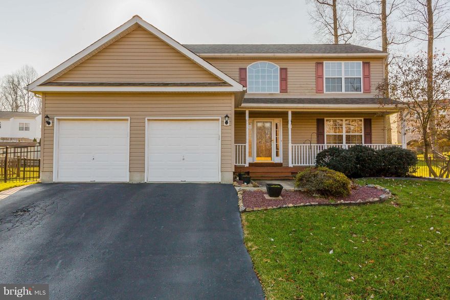 Well maintained colonial on a lovely fenced lot in a quiet neighborhood. Charming front porch welcomes you into to a 2-story foyer. Walk back to the open floor plan kitchen and family room with sliders out to a huge back deck.  Upstairs you'll find a huge master bedroom with plenty of windows and natural light, your own private bath and spacious walk-in walk closet. Three other large bedrooms share an additional hall bath. The full basement is ready and waiting to be finished into additional usable living space. The current owners have done numerous improvements including; New water heater (2018), Newer AC/Heater (2015), Newer washer (2016), New fridge (2017), Newer roof (2014). Great neighborhood with open space and community playground. Move in to this 4 bedroom, 2.5 bath home and enjoy!