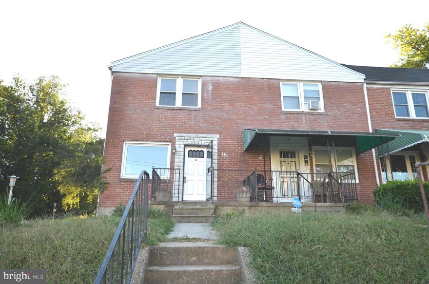 Location Location Location! Fully updated 3-level all-brick end unit townhome. Upgraded the kitchen & upper level bathroom. New built full bathroom at lower level, with walk-out to back yard. Upgraded new wood floors and new paint throughout the whole house. Upgraded AC. New windows at lower level . New molding at main level & lower level. End unit with large fenced back yard. Large parch in front and rear of house for entertainment. Plenty of parking in front, side, and rear of house. New community one block to the east on Frederick Rd. Great opportunity to buy this newly renovated all brick townhome that everything is new inside, but at a much lower price than a new townhome. Close to Baltimore National Pike. Close to shopping, restaurants, and other amenities. House shows well sold AS-IS.