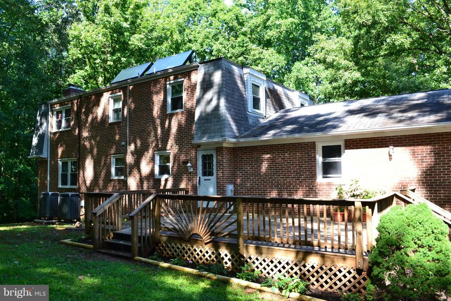 Brick Colonial very private lot, 4 bedrooms 2.5 bath great kitchen, large living room and large family room, wood burning fireplace has been cleaned and inspected, formal dining room, laundry room w/ stackable washer and dryer include, property zoned for horses, over five acres some cleared for pasture, property is wooded. Large deck, shed,  Come and see this great property it is ready to move in.