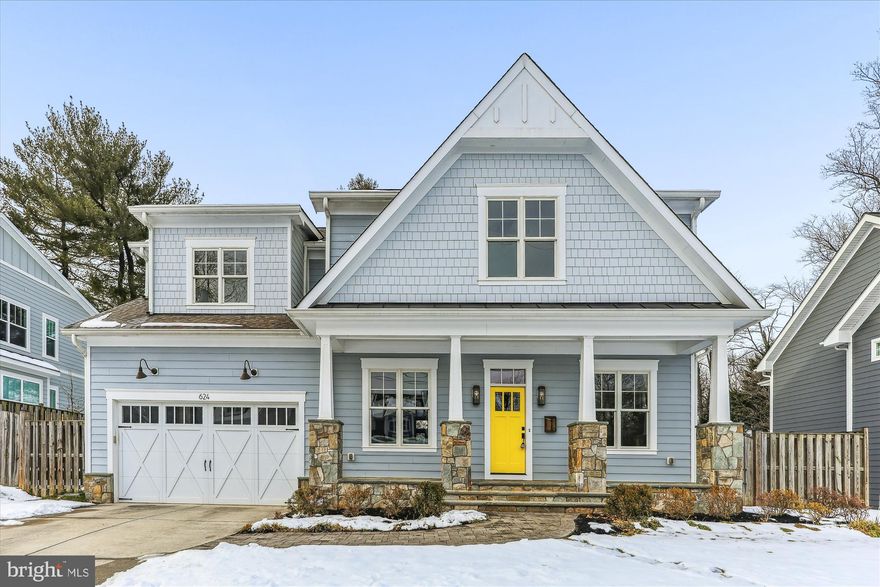 Welcome to a home where craftsmanship and comfort effortlessly unite. This Craftsman house by Jefferson Homes, just moments from Downtown Vienna, boasts a beautiful floor plan and impeccable finishes. Hardwood floors grace the main level and the inviting primary bedroom, while the gourmet eat-in kitchen features leather granite counters, stainless appliances, and seamlessly opens to a family room adorned with a fireplace and coffered ceilings. A deck extends the entertaining space for indoor-outdoor enjoyment.

The main floor is complete with an office that could serve as a main-level bedroom, accompanied by a full bathroom. Upstairs, discover a luxurious primary suite with French doors leading to a balcony, alongside three additional bedrooms and a cozy den for relaxation. The finished basement is tailored for modern living, offering a private bedroom suite and an entertainment space.

Outside, a fenced yard and composite deck create inviting outdoor retreats. Nestled in Vienna Hills, this residence enjoys a tranquil setting in the Louise Archer Elementary School District, providing both serenity and convenience. Welcome home to a perfect blend of style and functionality.