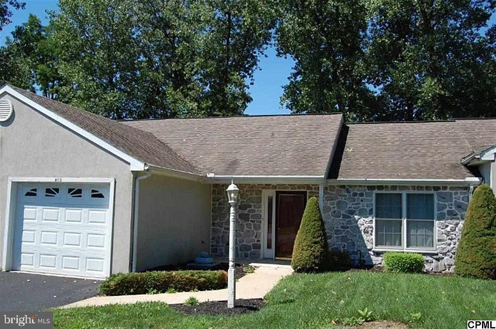 Ranch styled town home on quaint cul de sac. Enjoy life in convenient 55+ neighborhood. Open Floor plan with breakfast bar and access to laundry . Living Room overlooks screened in porch All appliances convey. HOA Fee is $110 month includes all water, sewer, trash, lawn care and snow removal.