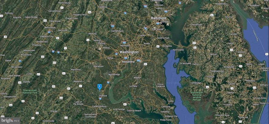 This 1.45-acre vacant lot in Stafford, VA offers public water and public sewer, combining space, convenience, and location. Situated just minutes from shopping centers, restaurants, and everyday essentials, the property also provides easy access to both Washington, DC and Richmond, making it ideal for commuters and those seeking flexibility. Beautiful views, mature trees, and paved road access create a peaceful setting while remaining close to it all. The listing is for land only and is sold As-Is; street addresses are for listing purposes only, and vacant land will receive a true street address once improved, an excellent opportunity to build your future in a highly desirable area.