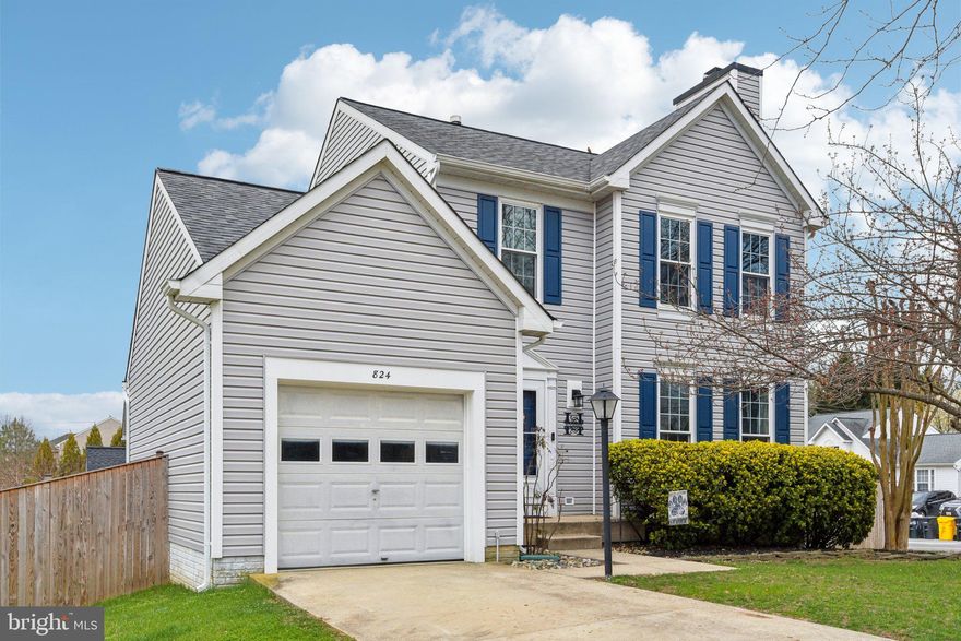 COMING SOON!! Welcome to this beautifully updated 4-bedroom, 3.5-bath home in the highly desirable Four Seasons Estates, perfectly situated on a premium corner lot with a 1-car attached garage. This home offers exceptional curb appeal and peace of mind with major exterior updates, including an architectural roof and windows replaced in 2019, as well as new siding installed in 2023. Step inside to discover a fresh, modern main level featuring brand-new luxury vinyl plank flooring (2025) and a stylishly updated half bath. The inviting living room offers an open and comfortable space for relaxing or entertaining. The kitchen is equipped with stainless steel appliances, including a brand-new refrigerator (2025), and refinished cabinetry for a clean, contemporary look. From the kitchen, step through the sliding glass door (replaced in 2019) onto a spacious Trex deck (2022) overlooking the backyard, complete with a privacy fence installed in 2020. Upstairs, you’ll find three well-appointed bedrooms, all with durable LVP flooring. The primary suite impresses with soaring vaulted ceilings, a walk-in closet, and an updated en-suite bath featuring a soaking tub. An additional full bathroom serves the secondary bedrooms. The entire home has been freshly painted (2025), offering a move-in ready feel throughout. The fully finished lower level expands your living space with a fourth bedroom and a versatile bonus room, ideal for a game room, second family room, or home office. Brand-new carpet (2025) adds comfort, while the completely remodeled full bathroom boasts a modern walk-in shower. A dedicated laundry room with Samsung washer and dryer also provides ample storage space. Enjoy added long-term reliability with major system updates, including a water heater (2020), French drains (2020), and an HVAC system featuring a newer A/C coil and condenser (2019). Conveniently located near major commuter routes 32 & 97, and close to local shopping and dining at the Village at Waugh Chapel. Located within walking distance to the Waugh Chapel Swim Club. In addition, many local parks, such as the Odenton Natural Area and WB and A Trail, offer hiking trails and nature areas. With thoughtful upgrades throughout and a sited in a prime location, this home truly has it all!