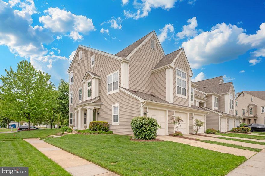 Welcome to this Modern two-story end-unit townhome designed for comfortable, modern living. A covered portico welcomes you into a spacious living room with a cozy fireplace and new hardwood flooring throughout the main level. The separate dining area is perfect for everyday meals or entertaining.
The kitchen features upgraded countertops and stainless steel appliances, while a convenient half bath, laundry area, and access to the attached one-car garage complete the main level. Sliding glass doors lead to a private patio, creating a great space for relaxing or outdoor dining.
Upstairs, the primary bedroom offers a soaring ceiling, ceiling fan, walk-in closet, and private access to a beautifully renovated hall bathroom. A second bedroom provides flexible space for guests, a home office, or additional living. New water heater.
Ideally located just minutes to I-270 and Route 355, one mile to Holy Cross Germantown, and five minutes to Milestone Shopping Center.
