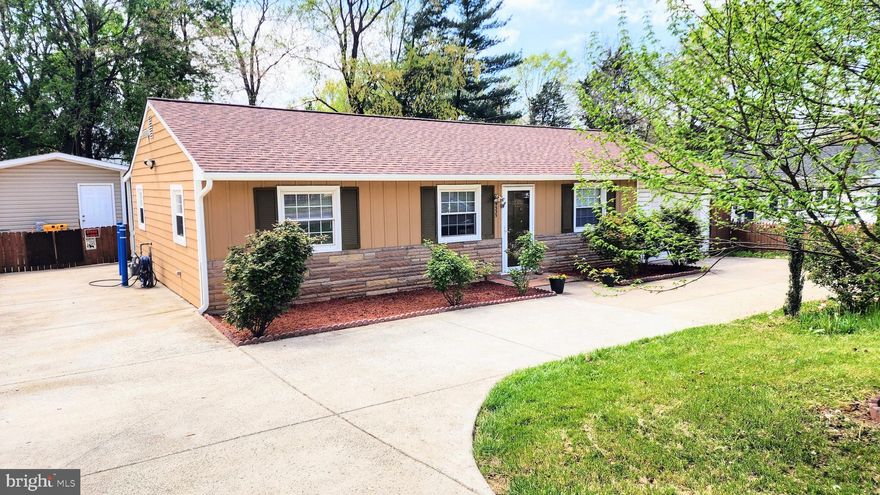 Charming One-Level Living in Established Neighborhood. This beautifully renovated home features 3 bedrooms and 2 full bathrooms. Enjoy recent upgrades including a newer roof (4 months), new windows, new flooring, new stove, new refrigerator (plus an extra working fridge in the garage), and a 2-year-old water tank. The updated kitchen boasts new cabinets and sleek quartz countertops. Fresh paint and new flooring flow throughout. A versatile bonus room offers flexible space for an office, gym, workshop, or potential master suite expansion (add closet and bath). The master bedroom includes a private full bath and walk-in closet. You'll appreciate the bright garage with windows, the huge patio, and a convenient rear gallery ideal for hosting and grilling. The open backyard features a new, large 12x20 shed providing ample storage and workspace. Enjoy abundant parking with the U-shaped concrete driveway. Conveniently located minutes from shops, VRE, I-66, and RT-28. Don't miss this fantastic detached home at a townhouse price!