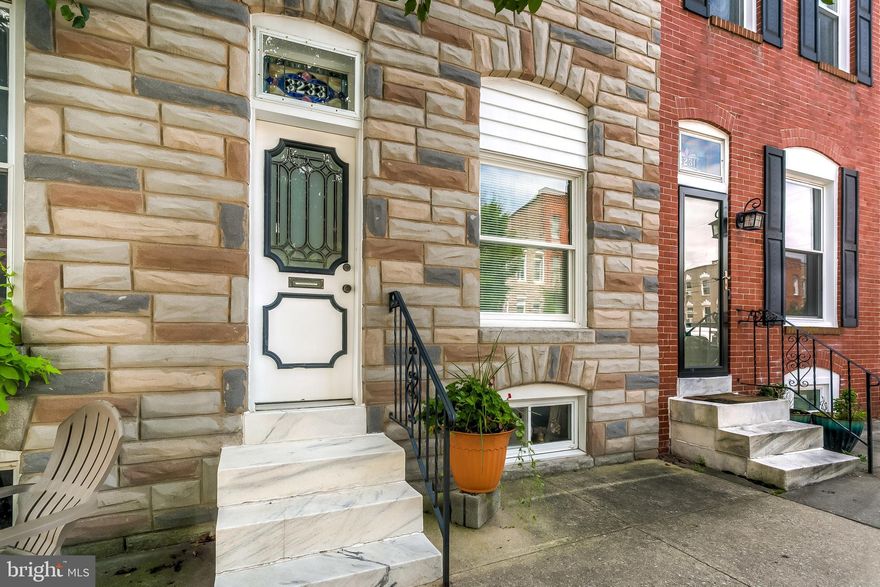 Incredible location in Canton with A plus parking. This meticulously well kept home has been lived in by the same owners for the last 70 years! Hardwoods shine throughout the main floor and you will enjoy a ton of entertaining space as the kitchen is located on the lower level. 2 full baths make for an easy living situation with guests or roommates. The upstairs boasts ample closet space, Laundry, as well as a full size bath, 2 bedrooms and a skylight. Extra tall bedrooms are equipped with ceiling fans and plenty of overhead lighting. The lower level is a great place to set up a home office or exercise area. There is plenty to get into with Patterson Park, and Odonnell Square being a quick 5 min walk away. If you commute for work both 895 and I95 access is a 3 min drive. If you build a rooftop deck in the future, the harborview  will be incredible. You’ll easily locate Natty Boh and Fort McHenry and the downtown skyline should be visible. Don’t miss this incredible home.