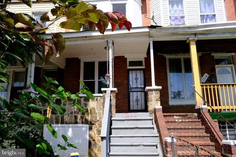 Townhouse For Sale - 3316 W Belvedere Avenue<br/> BALTIMORE, MD 21215