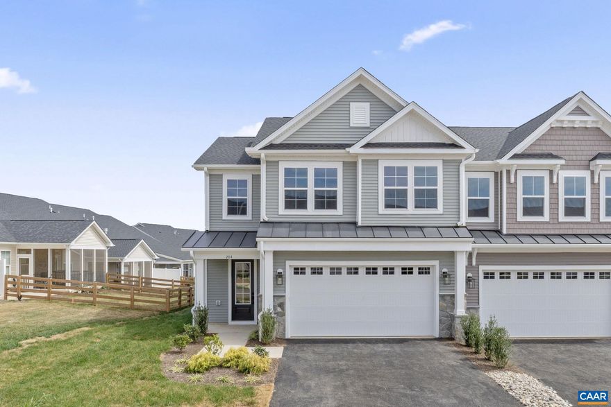 The Bayberry is a to-be-built home in Creekwood Village, a new neighborhood conveniently located near I-64, shopping, and everyday essentials. This home is not yet under construction, which gives buyers the opportunity to choose structural options and interior finishes. The estimated build time is 6 to 8 months. The main level includes an open layout with 9-foot ceilings, a spacious kitchen island, and a bright family room. The primary bedroom is on the main floor and set apart for privacy. A stepless-entry two-car garage connects to the laundry area, and wider hallways offer more space throughout the main level. Upstairs, the loft offers a flexible area for relaxing, working, or hosting guests. Two more bedrooms with walk-in closets, a shared bath, and a small pocket office provide even more room to spread out. Photos are of a similar home and may show upgrades not included in the base price.,Granite Counter,Quartz Counter,White Cabinets,Wood Cabinets