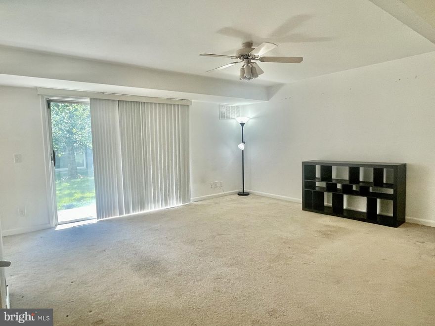 First floor 2 bedroom 1 bath condo in Hickory Hills. There are 7 steps to the unit. Traditional floor plan with living room, dining room, eat in kitchen, laundry room, full bath and two generous size bedrooms. There are sliders on ground level for a walkout from the living room to a 12'x 6' concrete covered patio. Updated bathroom and recent washer and dryer. The condo needs some updating and TLC and is priced accordingly. Property is an estate sale and is being sold AS-IS as seller will make no repairs. The electric was updated in January 2025 by a licensed electrician with the termination of the aluminum wiring and installation of arc-fault breakers as required by the Condo Association.