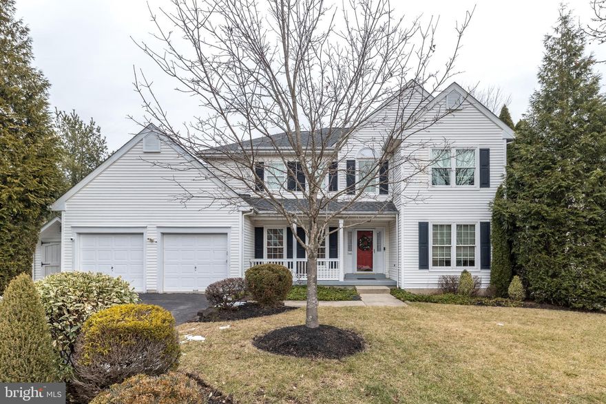 Welcome Home! 
Tucked away on a private cul-de-sac fenced in with mature landscaping with a patio and deck to enjoy the outdoors; just a short stroll from Peddler’s Village, 546 Clydesdale Drive offers a rare blend of elegance, space, and walkable convenience in one of Bucks County’s most desirable locations. Located in the Award Winning New Hope- Solebury school district. 
This thoughtfully designed four-bedroom, two-and-a-half-bath residence welcomes you with light-filled interiors and a flowing layout ideal for both sophisticated entertaining and everyday comfort,  with mature landscaping  a patio and deck to enjoy the outdoors. The inside opens to a 2 story foyer, first floor office, family room with wood burning fireplace, built-in bookcases, bright eat-in kitchen and dining room. The upgraded kitchen, anchored by a statement island, serves as the heart of the home and opens seamlessly into an extended mudroom with direct access to the backyard, blending form and function with ease. A distinctive feature, the front and rear staircases, adds architectural interest and effortless livability.The primary suite is a nice retreat, offering generous proportions, a walk-in closet, and a serene private bath  with stall shower and tub. Three additional bedrooms provide flexible accommodations for guests, home offices, or family living.  Additionally, the double sinked full hall bathroom  is ideal for sharing. 
A partially finished basement offers additional space for recreation, fitness, or media room. Newer roof (2017), New AC (2024).
Outdoors, a spacious yard and expansive deck create an inviting setting for alfresco dining, entertaining, and relaxed outdoor living. A two-car garage and the privacy of a cul-de-sac location complete the offering. Ideally positioned near shopping, fine dining, cultural attractions, and major commuter routes, this home delivers both tranquility and accessibility—an exceptional opportunity to enjoy the elevated New Hope lifestyle. This beautiful property is centrally located for an easy commute into New Jersey, NYC or Philadelphia or for a nice walk into Peddler's Village in Lahaska.
Just waiting for You!