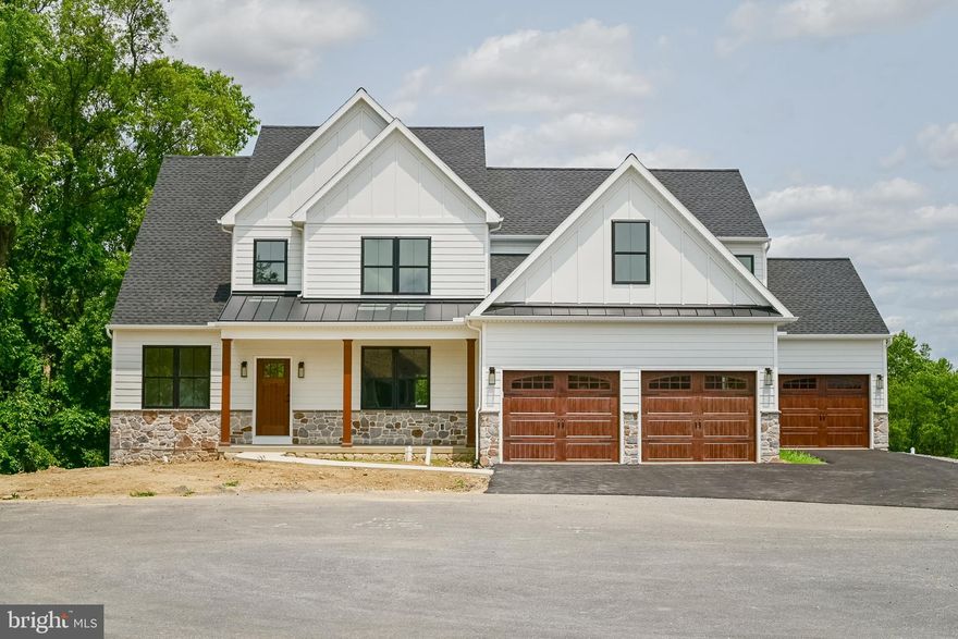 Welcome to Owl Hill Preserve. A Charming and Idyllic, Brand New Subdivision nestled in the heart of Lititz, PA in the Top Notch Warwick School District. Just built is a Custom Beautiful Brand New 4 Bedrooms Plus Large Bonus Room, 3 Full Bathrooms, 3 Oversized Car Garage, nicely Covered Porch, Spacious Deck and Full Level Walk-Out Daylight Basement Patio area that leads you out to a the Backyard. And No HOA. 

Enter the 1st Floor to a 2 Story Foyer w/ Beautiful Chandelier. To the right is a Formal Dining w/ Trim Package, Shiplap Contrast Wall, Double Crown Mouldings w/ Chandelier & Double Windows. To the left is an Office / Flex Room.  Walk back from the Foyer opening up to the Open Concept Great Room w/ Gas Fireplace w/ Shiplap Wall, additional Dining / Living and Gourmet Kitchen Area with Large Center Island that can sit 5 across w/ Level 6 Quartz Countertops, 3 Island Pendant Lights, Built-in Wall Mounted Oven & Microwave, Herringbone Tile Backsplash, Built-in Counter Cooktop w/ Exaust Fan, and Spacious Walk-In Pantry. 

Off the Gourmet Kitchen and walk in from the 3 Car Garage is the Mud Room w/ Cubbies, a Coat Closet, and Full Bathroom w/ Tub Shower. Right off the Open Concept Space, walk out the Sliding Door to a Large Trex Deck with Steps which leads to the Backyard. 

Walk up the Custom Hardwood Switchback Staircase w/ Black Iron Spindles & Chandelier Pendant Lighting, to the 2nd Floor. Here you have the Primary Bedroom Suite and Primary Bathroom w/ Dual Cabinet Vanity, Large Single Soaking Tub, Floor to Ceiling Tile Shower, Tile Flooring, Beautiful Black Matte Finishes, and Huge Walk-In Closet. Down the Hallway are 3 additional Large Bedrooms (1 w/ Walk-In Closet,) additional Full Bathroom w/ Double Bowl Vanity, Tub Shower, Convenient Laundry Room w/ Cabinet Vanity, and 2 additional Spacious Linen Closets. 

The Large & Spacious Basement has Tall Ceilings, Double Windows and a very Convenient Walk-Out Level Sliding Glass Door that takes you out to Your Patio and Backyard. 

Located Close to all your favorite things Lancaster County,  Downtown Lititz, Lancaster City and their amazing Art Scenes, Theaters, and Parks, the Gorgeous Lancaster County Farmland, Amish Stores, Shops, Restaurants, Coffee Spots, Cafe's, Retail Shopping, and amazing conveniences to some of the best Health Care, Schools, and other Professional Services. 

Schedule a Showing Today!