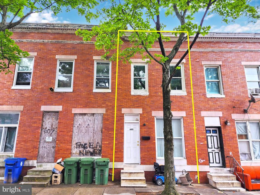 ONLINE AUCTION: Bidding begins 9/7 @ 10:00 AM. Bidding ends 9/11 @ 12:30 PM. List Price is Suggested Opening Bid. This 2-story townhouse is located in Baltimore's Mosher neighborhood and is situated near the major traffic artery of Edmondson Avenue, the property offers easy access to nearby attractions. Residents can benefit from the convenience of Grace Medical Center, enjoy outdoor activities at the nearby Leon Day Park, and have access to transportation options with the West Baltimore MARC Station. The Westside Shopping Center is also in close proximity, providing a variety of retail and dining options. Additionally, Coppin State University, an educational institution, is just a short distance away.  Deposit: $5,000.