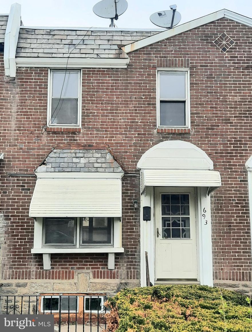 3 bedroom 1.5 bath West Oak Lane spacious  brick row house with a full dining room and large kitchen. This home also has a partially finished basement for additional living space with a 1/2 bath.  Built in rear garage and addition off street parking. Conveniently located near schools and shopping and SEPTA.
Immediate settlement is possible Call to see this home today!
This property may be eligible for down payment assistance options.
The Seller is Providing the Buyer a Home warranty at time of settlement for the house.
Property is being Sold As -Is Where-is and As Functioning.