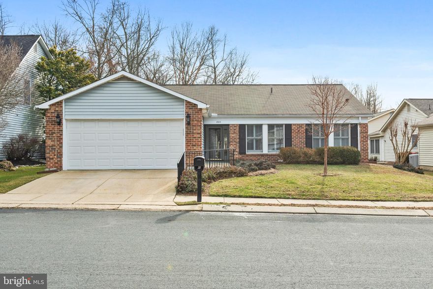 Nestled in the highly sought-after 55+ community of Heritage Harbour in Annapolis, MD, this charming one-level home offers the perfect blend of comfort and convenience. The inviting living room boasts a vaulted ceiling, cozy fireplace, a spacious family room and updated kitchen with breakfast bar.  With three bedrooms, two full baths and a bright sunroom opens to the expansive deck overlooking a serene, private fenced backyard that backs to trees on a quiet street ideal for entertaining or enjoying peaceful mornings. Heritage Harbour residents enjoy top-tier amenities, including golf, tennis, pickleball, indoor and outdoor pools, a fitness center, an exercise room, a card room, and more. Don’t miss this opportunity to enjoy resort-style living in one of Annapolis’ premier active adult communities! New buyers pay a one-time $2,075 fee to Heritage Harbour at settlement.