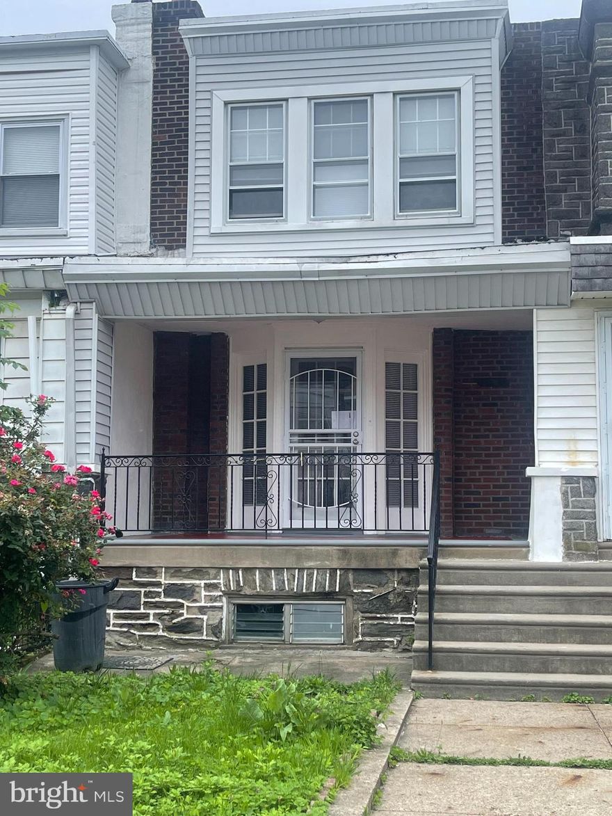 Recently renovated property with open front porch/  First floor consists living room,  dining room, updated kitchen,  plus a first floor family room.  Second floor has three bedrooms and newly updated bath.  Full basement with powder room and a one car garage.  This property can be yours so call today.