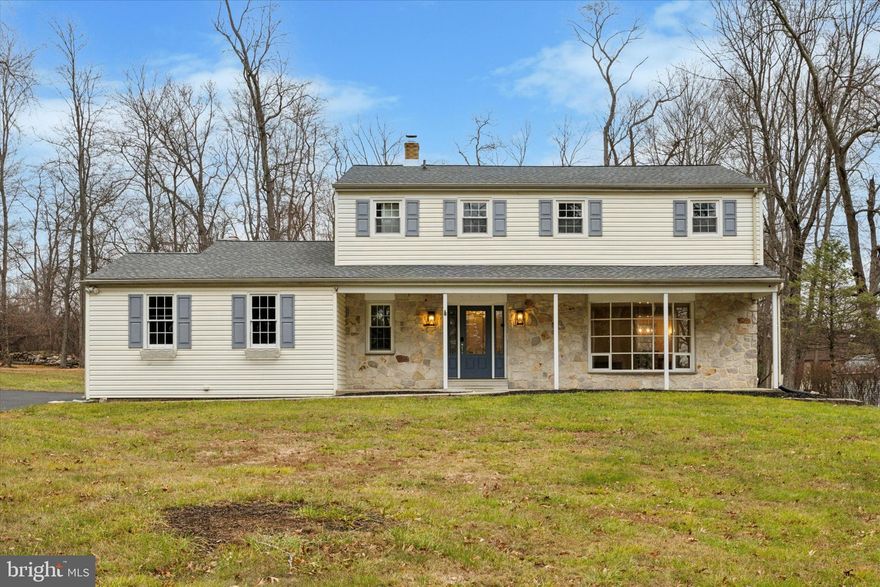 Welcome to this stately 4 bedroom, 2 full and 1/2 bath classic center hall colonial in the highly coveted Upper Providence Township- ROSE VALLEY SCHOOL DISTRICT. Comfortably set on an almost a full acre lot, approach the home by the private long driveway with an attached two car garage. Set well back from the street, this private and beautifully kept home offers the best of both worlds with regard to privacy and accessibility. This customized traditional colonial is in excellent condition and has been meticulously remodeled and cared-for by the current owners. Enter the residence from a concrete walkway to a charming, covered porch front entrance. The welcoming and spacious foyer boasts a new leaded glass door with two matching side panels, that flood the remodeled foyer with natural light and a thoughtful powder bath. Just off the foyer you have a GIGANTIC living room with a large, bowed floor to ceiling picture window and hardwood flooring. Continue to the dining room with another oversized window that gives clear views to the flat and level rear lawn, crown molding, chair rail, and a tasteful chandelier with complementary wall sconces finish off this wonderful room. Then enter the heart of the home, the well thought out, eat-in kitchen showcasing a large and functional island with pendant lighting, granite countertops, custom cabinetry that tastefully extends to the ceiling with finished crown moldings, a slide in range, built in microwave, a fully tiled backsplash and a built in coffee bar with built in shelves for all the cookbooks you might want to fill it... and then some. The breakfast room area conveniently has a door that leads to the covered patio. Perfect for grilling and indoor and outdoor entertaining. From the kitchen, step down into the sunken family room with a fireplace as well as slider doors offering more natural light and another view of the large back yard. From the kitchen to the family room this area is a completely open concept area which is perfect for today's living. The laundry area/mudroom is also located on the first floor off the kitchen and leads out to the spacious two-car garage. The 2nd floor has been thoughtfully and completely renovated to add convenience and luxury and will surely not disappoint. The primary has been reworked to have a massive walk-in closet which is tastefully built out, a HUGE bed chamber and a completely new ensuite bathroom boasting separate vanities with excellent storage, marble countertops, tasteful stainless accents, vented exhaust and a free-standing linen tower. Additionally, a completely
renovated hall bath services and the three other well-appointed bedrooms. (The 4th bedroom has been beautifully built out as a stunning office. Compete with adjustable shelves, glass doors and storage. Other additional mentionables are an upstairs hallway pull-down stairs leading to a large, floored attic for your storage needs. The finished basement offers a second family room space for relaxing or entertaining as well as a separate flex room that can be another office/gym/bedroom as well as a utility room, and extra storage. Surrounded by mature trees that provide additional privacy in the rear of the home. The driveway is long enough to park many cars when entertaining. This home is close to everything Media has to offer. Situated strategically between Rose Tree Park with free summer concert series and Ridley Creek State Park's miles of hiking and horseback riding trails, this home's location is a nature lover's dream location.  Conveniently located just minutes from THRIVING downtown Media Borough, Timberwyck Swim and Tennis Club and Septa's Regional Rail Media/Wawa Line, and only 30 minutes from downtown Philadelphia. Offering privacy, award-winning schools, and low taxes, this home is a true gem. Don't miss this exceptional opportunity—schedule your private tour today!