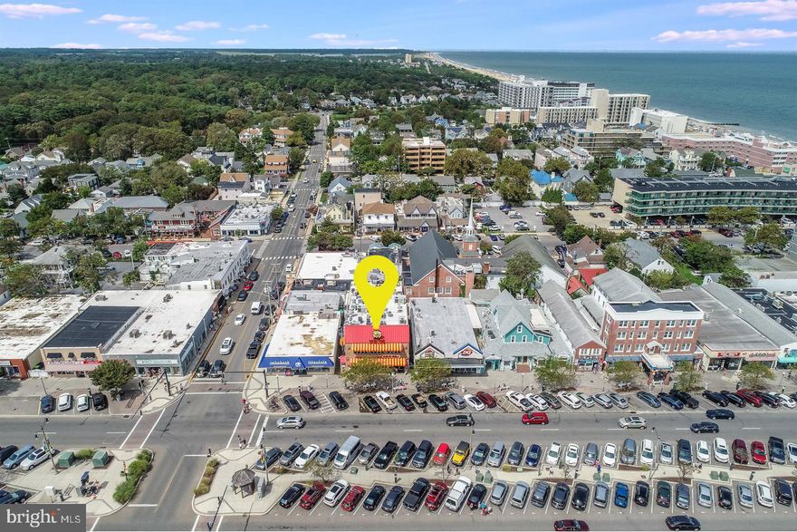 Prime location on Rehoboth Avenue and N. 1st Street, just one block from the Rehoboth Beach boardwalk and ocean. Property consists of two restaurant locations - 71 Rehoboth Ave (5,365 SF plus basement) and 8 N. 1st Street (3,619 SF plus basement). Street frontage consists of 50 feet on Rehoboth Avenue and 25 feet on 1st Street. As the “Nation’s Summer Capital," Rehoboth Beach’s population swells during summer months and is Delaware’s largest beach resort. Rehoboth Beach’s population will exceed 100,000 in the peak season, while also being known as a year round destination for both business and pleasure by visitors from Washington, DC, Baltimore, Philadelphia, New York and Wilmington.