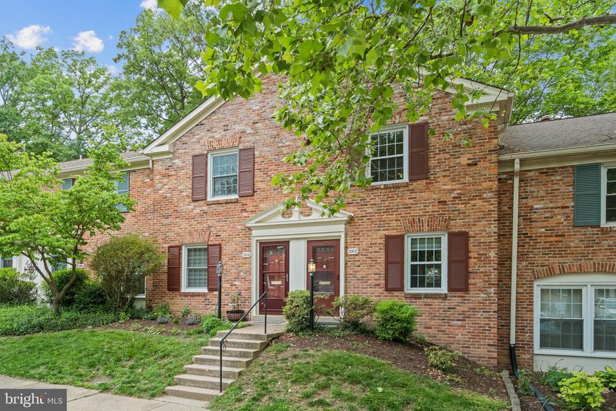 Come fall in love with this newly upgraded Condo in West Springfield! The whole home has been freshly painted. The kitchen has been completely updated and includes an induction cooking range, as well as, both the downstairs and upstairs bathrooms. The living room looks over a private, fenced-in backyard with a serene tree lined view. NEW refinished hardwood flooring on the stairs and second level. The windows and electrical panel were updated in 2014. A ground level deck was added in the backyard in 2016. There is a 240v EV charging station in the back of the house. Short commute to DC. Quiet community. Neighborhood pools. Adjacent to Lake Accotink Park. Convenient to a variety of restaurants and VRE. Bus stops in neighborhood. Close to Metro, DC and Quantico. There is 1 reserved parking spot and many guest spots.  The modern kitchen w/eat in area and exposed brick wall add a charming touch to this spacious condo.