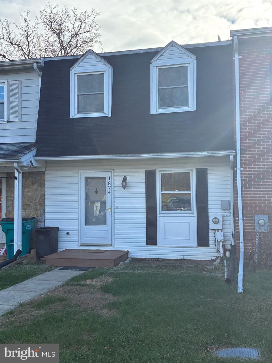 Updated 3-bedroom townhouse with fresh paint, new carpet, and new stove and refrigerator.  Move in ready.  Extra living/storage space in basement and fenced rear yard.  No pets and no smoking.  Agent is owner.
