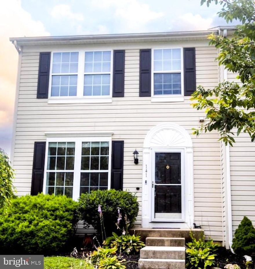 Well-maintained 3-bedroom, 2 full and 2 half bath townhome offering plenty of space and natural light. The main level features a bright living room, updated kitchen, and dining area with access to the deck. Upstairs, you’ll find a primary suite with a private bath, plus two additional bedrooms and a full hall bath. The finished lower level includes a large family room, a half bath, and a walk-out to the backyard. End-of-group location provides extra privacy and yard space. Conveniently located near shopping, dining, and commuter routes.