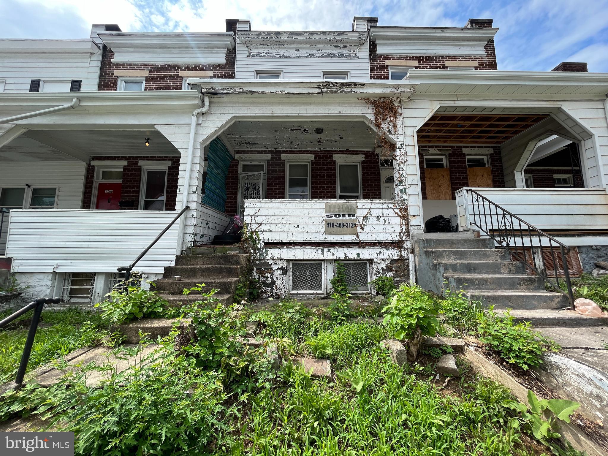 ONLINE AUCTION: Bidding begins 8/4/2025 @ 10:00 AM. Bidding ends 8/6/2025 @ 7:10 PM. List Price is Suggested Opening Bid. Deposit: $5,000. This 2-story townhome at 3211 Brighton St in the Rosemont neighborhood of Baltimore offers approximately 1,284 sq ft of living space with three bedrooms and one bath, originally built in 1923. The property is just a short walk to Coppin State University and Gwynns Falls Park. It's also close to the Mondawmin Mall transit hub, offering convenient access to shopping, dining, and public transport.